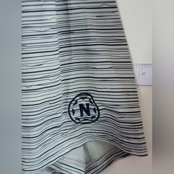 AndersonOrd Striped Gray Polo Golf Shirt Size 2XL - Picture 3 of 7